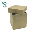 foldable square top and base craft paper storage packaging box